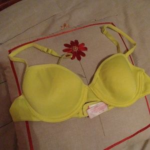 Neon yellow bra 34B